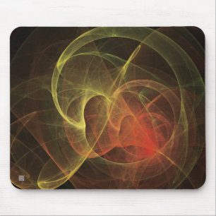 Mousepad Arte abstrata chama mágica
