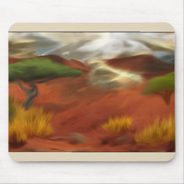 Mousepad Arte abstrata do amanhecer no Outback australiano