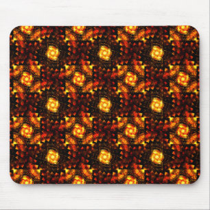 Mousepad Arte abstrata elegante boho moderno dourado #506