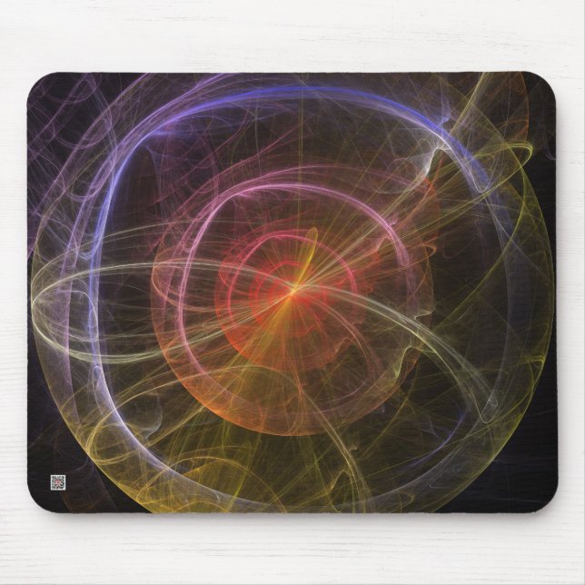 Mousepad Arte Abstrata Novo Mundo (Frente)
