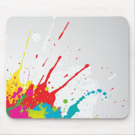 Mousepad Arte acrílica de Abstrato de impermeabilização de 