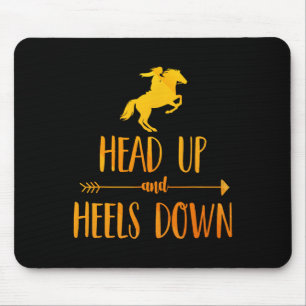 Mousepad Arte Anel De Cavalo Para Mulheres Meninas Rajadas