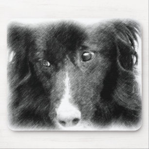 Mousepad Arte Animal Collie de Borda Negra