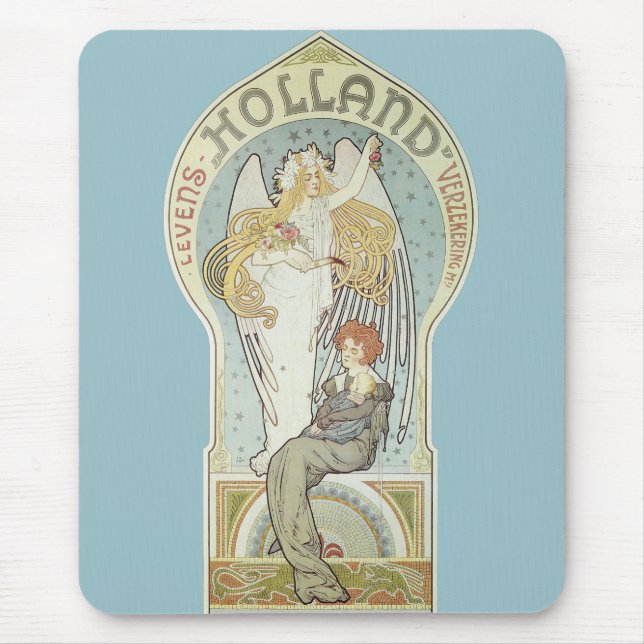 Mousepad Arte Antiga Modernista, Holland Levensverzekering (Frente)