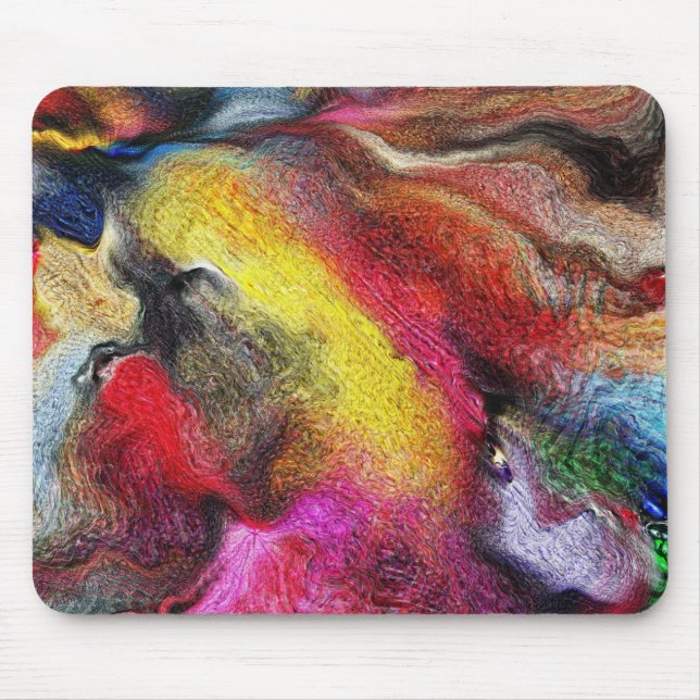 Mousepad arte aquarela (Frente)