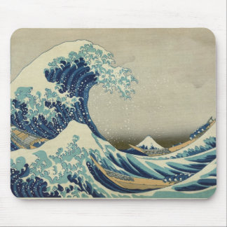 Mousepad Arte asiática - a grande onda fora de Kanagawa