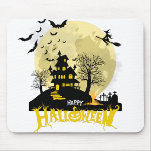 Mousepad Arte Assustadora de Abóbora Spooky Fun