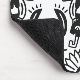 Mousepad Arte Asteca - Padrão de Lagarto