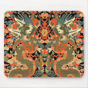 Mousepad Arte Colorido Dragão Asiático Chinês