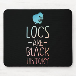Mousepad Arte Cool Locs Para Mulheres Mãe Afro Cabelo Histó
