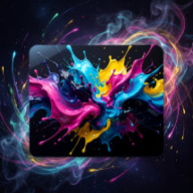 Arte Cósmica Explosão Colorida do Big Bang