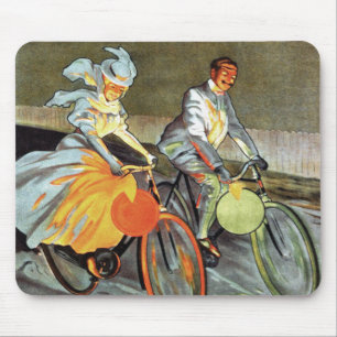 Mousepad Arte da bicicleta do vintage de Peugeot dos ciclos