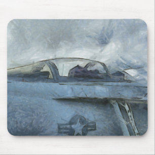 Mousepad Arte da cabina do piloto EA-18