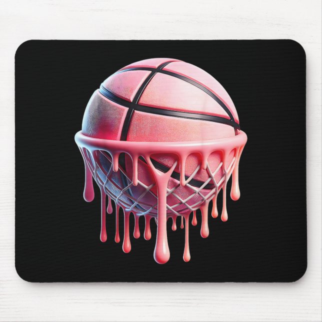 Mousepad Arte de Beisebol Fofa para Mulheres Meninas (Frente)