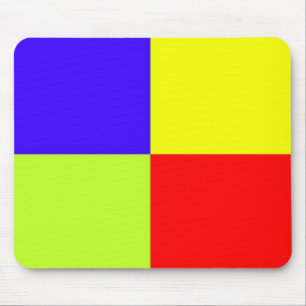 Mousepad Arte de Bloco Colorido