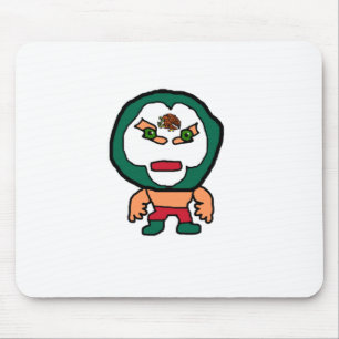 Mousepad Arte de Cartografia do Mexicano Lucha Libre