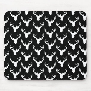 Mousepad Arte de Deer Silhouettes Impressão Pattern Deer An