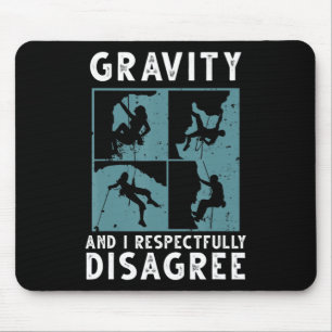Mousepad Arte De Escala De Rock Divertida Para Homens Mulhe