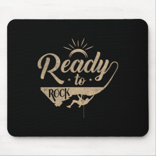 Mousepad Arte de Escalada em Rocha para Homens Mulheres Esc