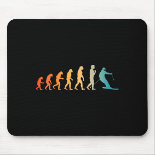 Mousepad Arte de esqui cool para homens e mulheres tema esq
