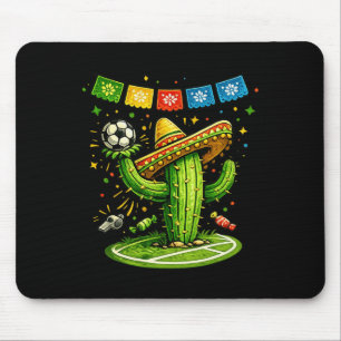 Mousepad Arte de Fã - Cacto e Futebol México 