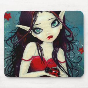 Mousepad Arte de Fada Olho Grande da Joaninha