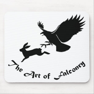 Mousepad Arte de Falconry - Red Tail Hawk