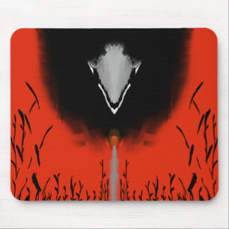 Mousepad Arte de Fantasia de Anime Sombrio de Corvo e Demôn
