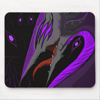 Mousepad Arte de Fantasia de Anime Sombrio de Corvo e Demôn