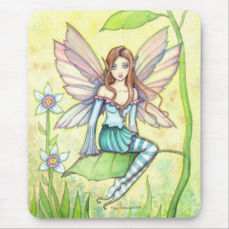 Mousepad Arte de Fantasia de Fada de Flor Fofa