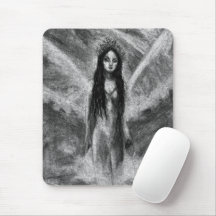 Arte de Fantasia Mulher Fada Anjo Sombrio La Luna