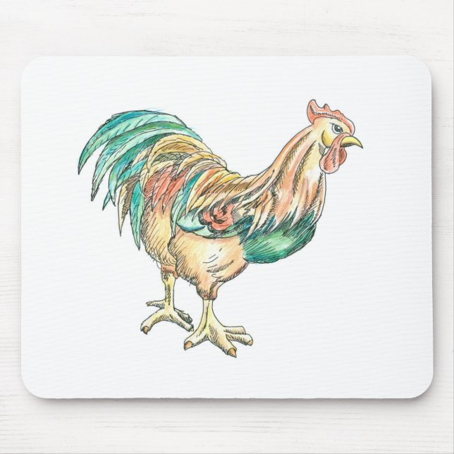 Mousepad Arte de Galo (Frente)