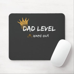 Mousepad Arte de Gamer Retrô 'Pai Nível Máximo'