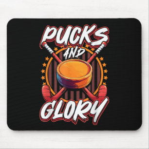 Mousepad Arte de Hóquei em Campo Pucks And Glory