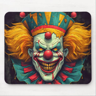 Mousepad Arte de Ilustração do Palhaço de Carnaval Cerrante