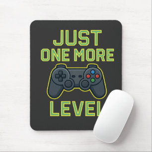 Mousepad Arte de Jogador de Mais Um Nível