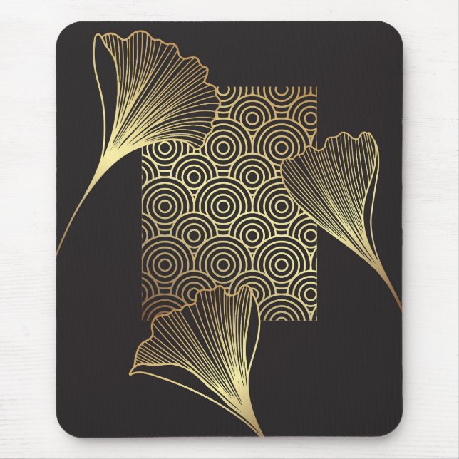 Mousepad Arte de linha de estilo japonês (Frente)