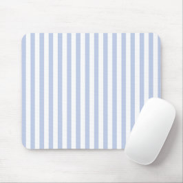 Mousepad Arte de Listra Vertical Azul Branco Suave