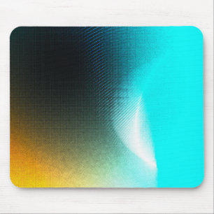 Mousepad Arte de Malha de Gradiente Abstrato Laranja Turque