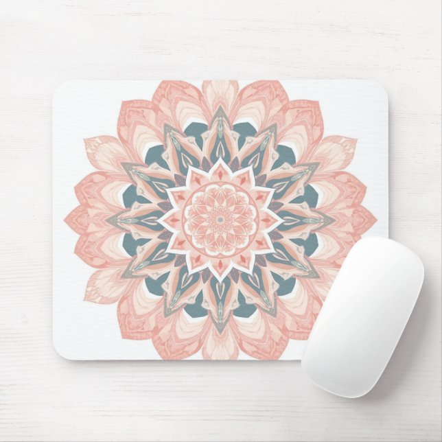 Mousepad Arte de Mandala Arabesco (Com mouse)