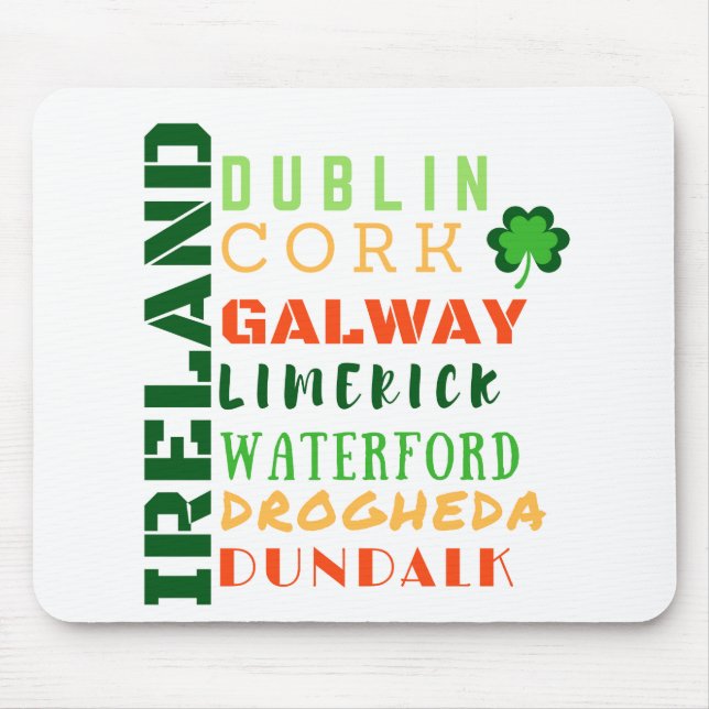 MOUSEPAD ARTE DE METRÔ DA IRLANDA (Frente)