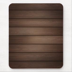 Mousepad Arte de Moda Abstrata Marrom Listrada com Textura