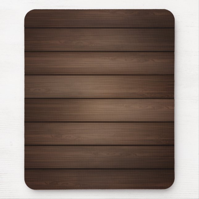 Mousepad Arte de Moda Abstrata Marrom Listrada com Textura  (Frente)