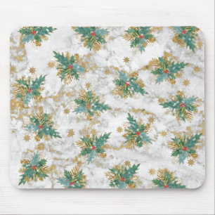 Mousepad Arte de Natal abstrato