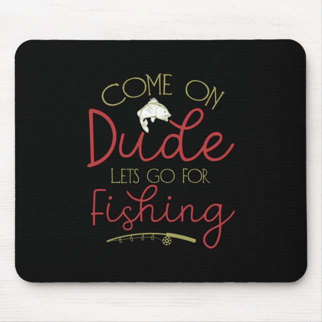Mousepad Arte De Pesca Deixar De Pescar (Frente)
