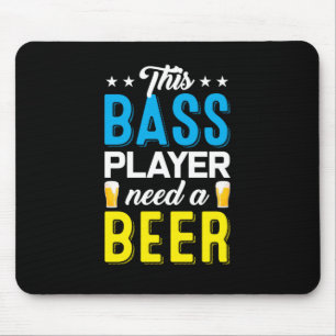 Mousepad Arte De Pesca Este Peixe Precisa De Uma Cerveja