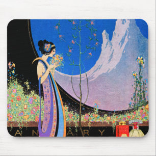 Mousepad Arte de propaganda do art deco por Fred Parker