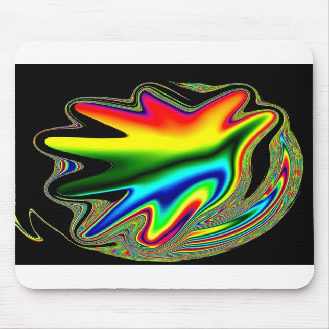 Mousepad Arte de rasto de anjo (Frente)