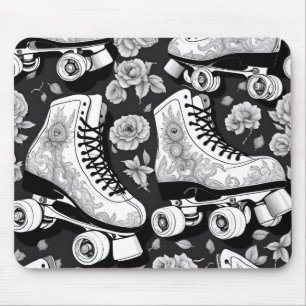Mousepad Arte de Skates do cilindro clássico