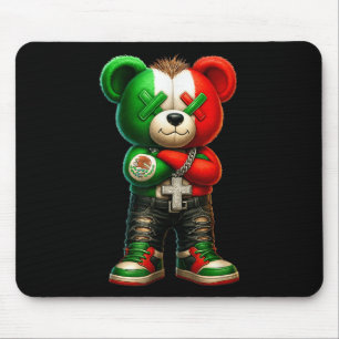 Mousepad Arte de Urso de Rua Mexicano